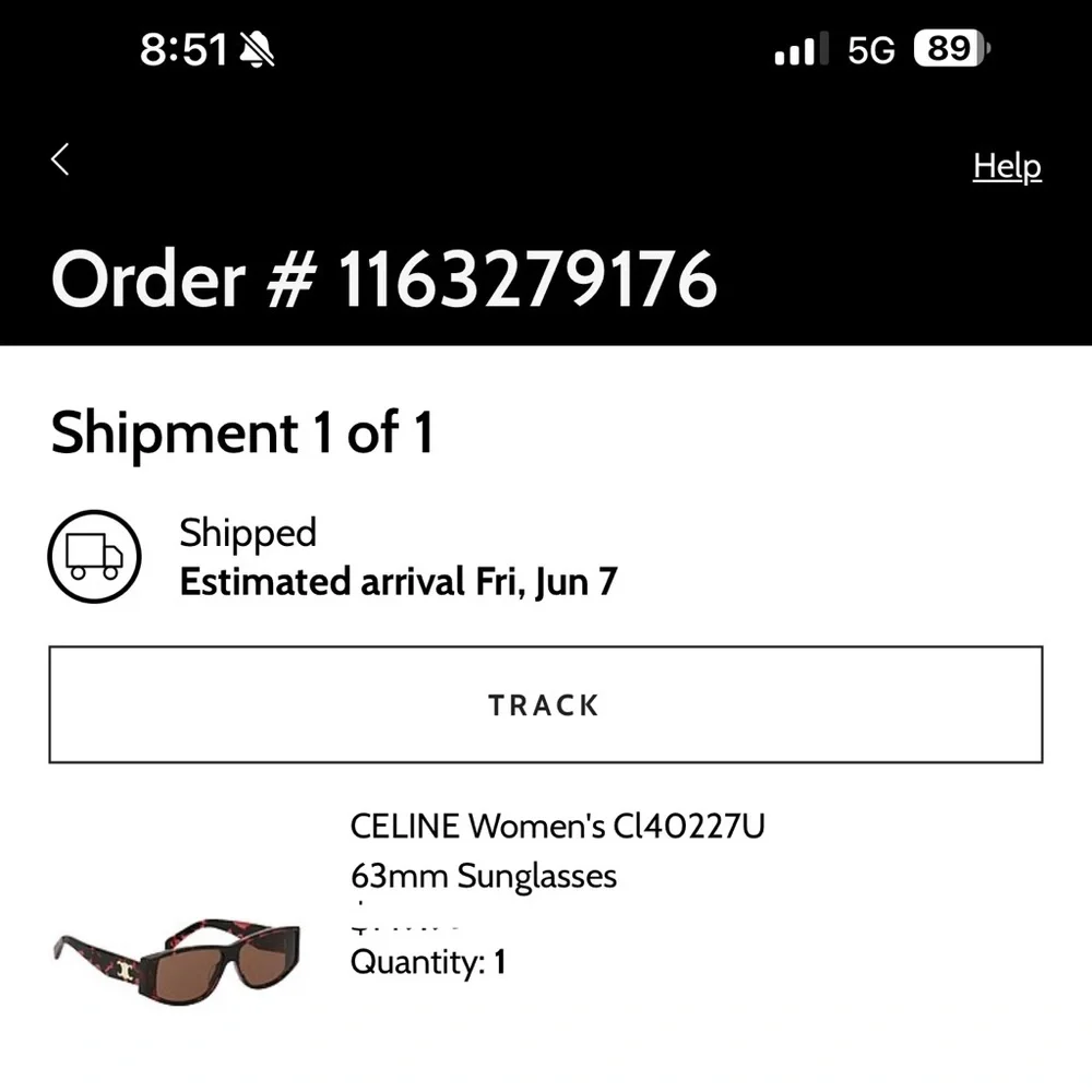 Celine pink tortoise sunglasses - Picture 7 of 7